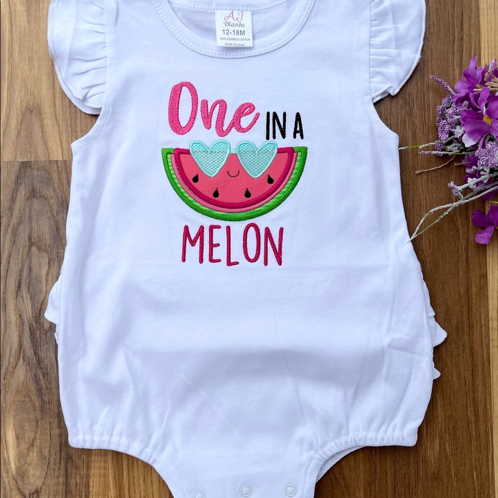 One in a melon Romper